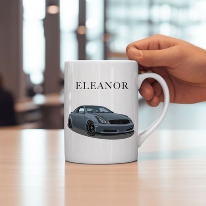 Personalized Car Illustration Mug