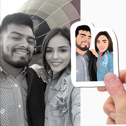 Custom Couples Fridge Magnets