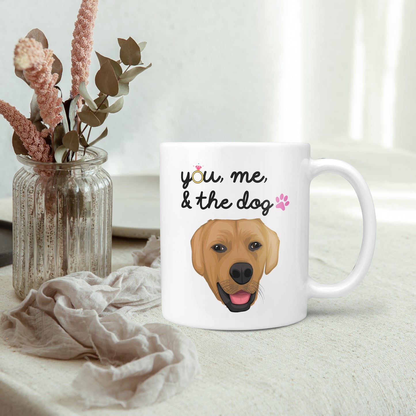 Custom Dog Wedding Mug