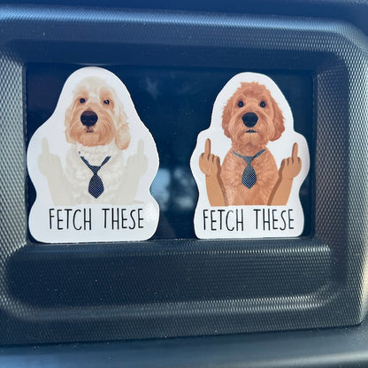 Custom Funny Pet Hand Photo Stickers