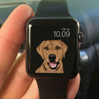 Custom Pet Watch Face | Hand Drawn Art