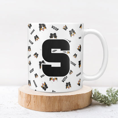 Custom Pet Monogram Face Mug