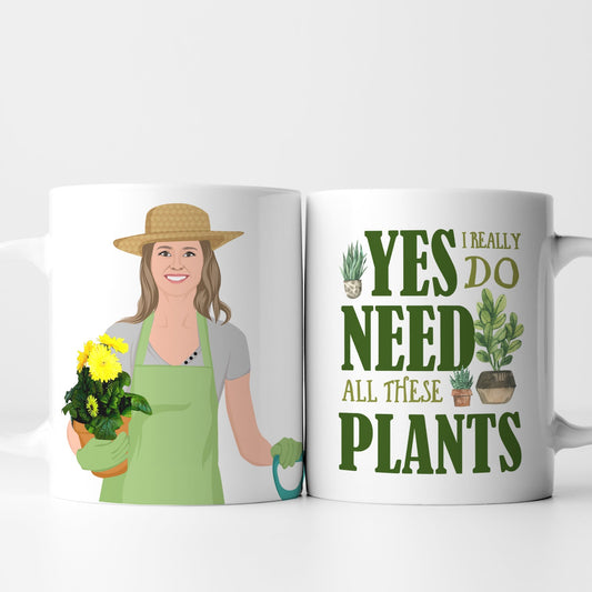 Personalized Gardening / Plant Lady Mug