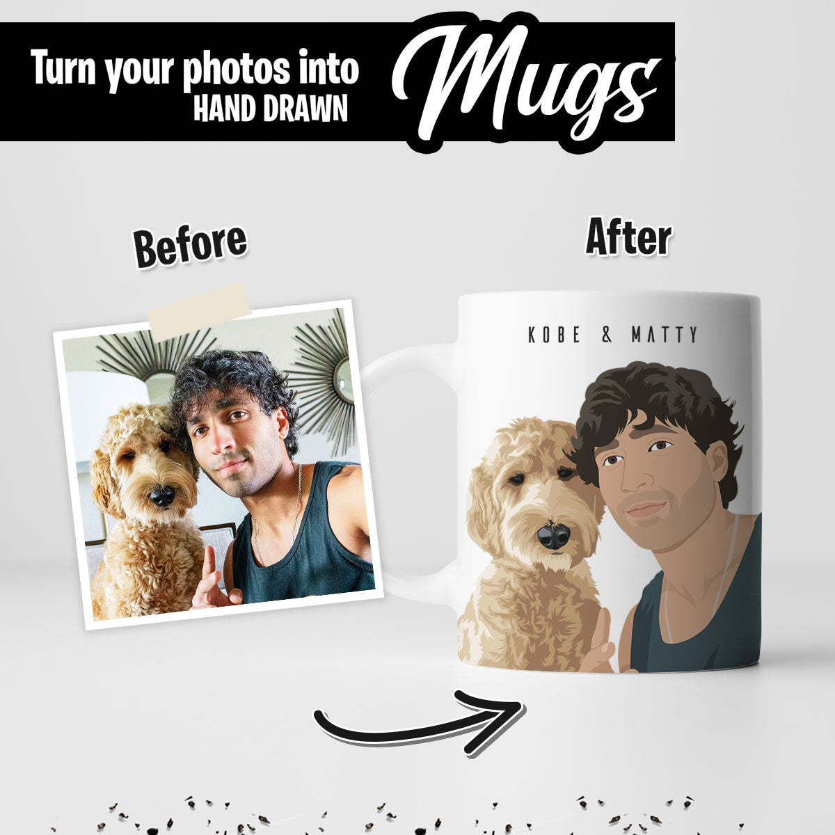 Personalized Dog and Owner Mug