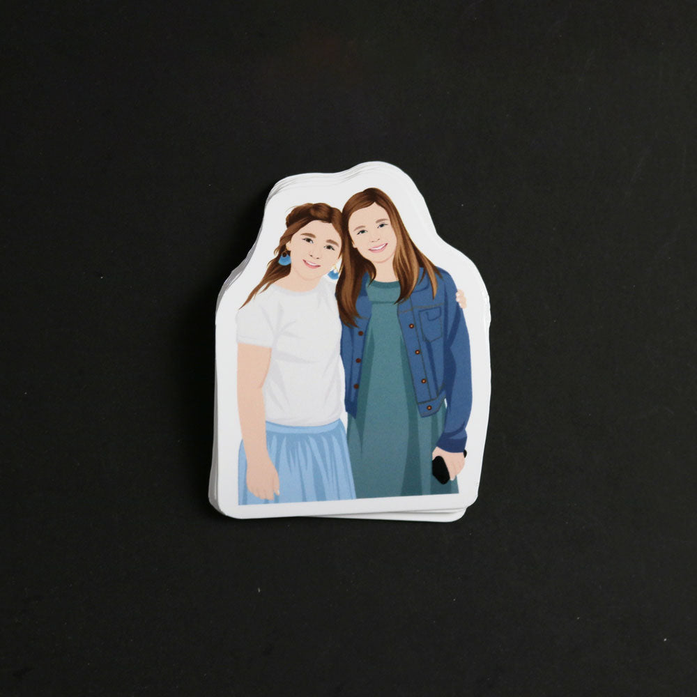 Custom Best Friend Stickers