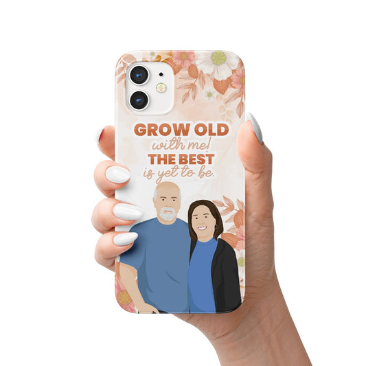 Growing Old Anniversary Phone Case Personalized